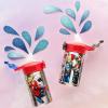 imageZak Designs 155oz Stainless Steel Kids Water Bottle with Flipup Straw Spout  BPA Free Durable Design Frozen Girl SSMarvel Universe
