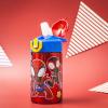 imageZak Designs 155oz Stainless Steel Kids Water Bottle with Flipup Straw Spout  BPA Free Durable Design Frozen Girl SSSpidey and His Amazing Friends