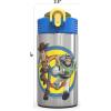 imageZak Designs 155oz Stainless Steel Kids Water Bottle with Flipup Straw Spout  BPA Free Durable Design Frozen Girl SSToy Story 4