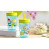 imageZak Designs 15oz Bluey Kelso Tumbler Set LeakProof ScrewOn Lid with Straw Made of Durable Plastic and Silicone Perfect Bundle for Kids 2 Count Pack of 1Cocomelon