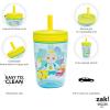 imageZak Designs 15oz Bluey Kelso Tumbler Set LeakProof ScrewOn Lid with Straw Made of Durable Plastic and Silicone Perfect Bundle for Kids 2 Count Pack of 1Cocomelon
