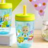 imageZak Designs 15oz Bluey Kelso Tumbler Set LeakProof ScrewOn Lid with Straw Made of Durable Plastic and Silicone Perfect Bundle for Kids 2 Count Pack of 1Cocomelon