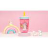 imageZak Designs 15oz Bluey Kelso Tumbler Set LeakProof ScrewOn Lid with Straw Made of Durable Plastic and Silicone Perfect Bundle for Kids 2 Count Pack of 1Hello Kitty