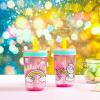 imageZak Designs 15oz Bluey Kelso Tumbler Set LeakProof ScrewOn Lid with Straw Made of Durable Plastic and Silicone Perfect Bundle for Kids 2 Count Pack of 1Hello Kitty