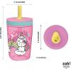 imageZak Designs 15oz Bluey Kelso Tumbler Set LeakProof ScrewOn Lid with Straw Made of Durable Plastic and Silicone Perfect Bundle for Kids 2 Count Pack of 1Hello Kitty
