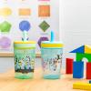 imageZak Designs Dr Seuss Kelso Toddler Cups For Travel or At Home 15oz 2Pack Durable Plastic Sippy Cups With LeakProof Design is Perfect for Kids One Fish Two Fish Red Fish Blue FishBluey  Friends