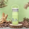 imageZak Designs Harmony Disney Kid Water Bottle for Travel or At Home 14oz Stainless Steel is LeakProof and Vacuum Insulated Minnie MouseBaby Yoda Grogu