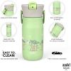 imageZak Designs Harmony Disney Kid Water Bottle for Travel or At Home 14oz Stainless Steel is LeakProof and Vacuum Insulated Minnie MouseBaby Yoda Grogu