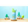 imageZak Designs Harmony Disney Kid Water Bottle for Travel or At Home 14oz Stainless Steel is LeakProof and Vacuum Insulated Minnie MouseBluey Bluey  Bingo  Muffin