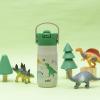 imageZak Designs Harmony Disney Kid Water Bottle for Travel or At Home 14oz Stainless Steel is LeakProof and Vacuum Insulated Minnie MouseDinosaur
