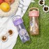 imageZak Designs Harmony Disney Kid Water Bottle for Travel or At Home 14oz Stainless Steel is LeakProof and Vacuum Insulated Minnie MouseDisney Princess