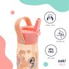 imageZak Designs Harmony Disney Kid Water Bottle for Travel or At Home 14oz Stainless Steel is LeakProof and Vacuum Insulated Minnie MouseDisney Princess