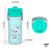 imageZak Designs Harmony Disney Kid Water Bottle for Travel or At Home 14oz Stainless Steel is LeakProof and Vacuum Insulated Minnie MouseGabbys Dollhouse