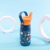imageZak Designs Harmony Disney Kid Water Bottle for Travel or At Home 14oz Stainless Steel is LeakProof and Vacuum Insulated Minnie MouseMickey Mouse