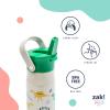 imageZak Designs Harmony Disney Kid Water Bottle for Travel or At Home 14oz Stainless Steel is LeakProof and Vacuum Insulated Minnie MouseMickey Mouse