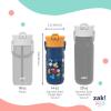 imageZak Designs Harmony Disney Kid Water Bottle for Travel or At Home 14oz Stainless Steel is LeakProof and Vacuum Insulated Minnie MouseMickey Mouse