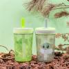 imageZak Designs Kelso Toddler Cups For Travel or At Home 15oz 2Pack Durable Plastic Sippy Cups With LeakProof Design is Perfect For Kids DinoRoar ZaksaurusBaby Yoda Grogu