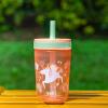imageZak Designs Kelso Toddler Cups For Travel or At Home 15oz 2Pack Durable Plastic Sippy Cups With LeakProof Design is Perfect For Kids DinoRoar ZaksaurusUnicorn
