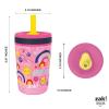 imageZak Designs Kelso Toddler Cups For Travel or At Home 15oz 2Pack Durable Plastic Sippy Cups With LeakProof Design is Perfect For Kids DinoRoar ZaksaurusStarpower