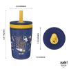imageZak Designs Kelso Toddler Cups For Travel or At Home 15oz 2Pack Durable Plastic Sippy Cups With LeakProof Design is Perfect For Kids DinoRoar ZaksaurusSpace