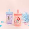 imageZak Designs Kelso Toddler Cups For Travel or At Home 15oz 2Pack Durable Plastic Sippy Cups With LeakProof Design is Perfect For Kids DinoRoar ZaksaurusPrincess