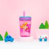 imageZak Designs Kelso Toddler Cups For Travel or At Home 15oz 2Pack Durable Plastic Sippy Cups With LeakProof Design is Perfect For Kids DinoRoar ZaksaurusPaw Patrol  Skye  Everest