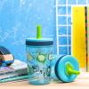 imageZak Designs Kelso Toddler Cups For Travel or At Home 15oz 2Pack Durable Plastic Sippy Cups With LeakProof Design is Perfect For Kids DinoRoar ZaksaurusCampout