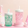 imageZak Designs Kelso Toddler Cups For Travel or At Home 15oz 2Pack Durable Plastic Sippy Cups With LeakProof Design is Perfect For Kids DinoRoar ZaksaurusFanciful Unicorn  Happy Skies