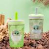imageZak Designs Kelso Toddler Cups For Travel or At Home 15oz 2Pack Durable Plastic Sippy Cups With LeakProof Design is Perfect For Kids DinoRoar ZaksaurusBaby Yoda Grogu