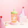 imageZak Designs Kelso Toddler Cups For Travel or At Home 15oz 2Pack Durable Plastic Sippy Cups With LeakProof Design is Perfect For Kids DinoRoar ZaksaurusUnicorn