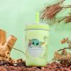imageZak Designs Kelso Tumbler Toddler Cup For Travel or At Home 12oz Vacuum Insulated Stainless Steel Sippy Cup With LeakProof Design is Perfect For Kids Happy FruitSW Mandalorian
