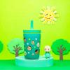 imageZak Designs Kelso Tumbler Toddler Cup For Travel or At Home 12oz Vacuum Insulated Stainless Steel Sippy Cup With LeakProof Design is Perfect For Kids Happy FruitCoComelon