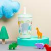 imageZak Designs Kelso Tumbler Toddler Cup For Travel or At Home 12oz Vacuum Insulated Stainless Steel Sippy Cup With LeakProof Design is Perfect For Kids Happy FruitSafari