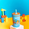 imageZak Designs Kelso Tumbler Toddler Cup For Travel or At Home 12oz Vacuum Insulated Stainless Steel Sippy Cup With LeakProof Design is Perfect For Kids Happy FruitBlippi