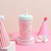 imageZak Designs Kelso Tumbler Toddler Cup For Travel or At Home 12oz Vacuum Insulated Stainless Steel Sippy Cup With LeakProof Design is Perfect For Kids Happy FruitFanciful Unicorn