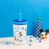imageZak Designs Kelso Tumbler Toddler Cup For Travel or At Home 12oz Vacuum Insulated Stainless Steel Sippy Cup With LeakProof Design is Perfect For Kids Happy FruitMickey