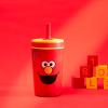 imageZak Designs Kelso Tumbler Toddler Cup For Travel or At Home 12oz Vacuum Insulated Stainless Steel Sippy Cup With LeakProof Design is Perfect For Kids Happy FruitSesame Street Elmo