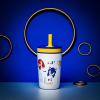 imageZak Designs Kelso Tumbler Toddler Cup For Travel or At Home 12oz Vacuum Insulated Stainless Steel Sippy Cup With LeakProof Design is Perfect For Kids Happy FruitModern Sonic