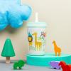 imageZak Designs Kelso Tumbler Toddler Cup For Travel or At Home 12oz Vacuum Insulated Stainless Steel Sippy Cup With LeakProof Design is Perfect For Kids Happy FruitSafari