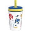 imageZak Designs Kelso Tumbler Toddler Cup For Travel or At Home 12oz Vacuum Insulated Stainless Steel Sippy Cup With LeakProof Design is Perfect For Kids Happy FruitModern Sonic