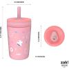 imageZak Designs Kelso Tumbler Toddler Cup For Travel or At Home 12oz Vacuum Insulated Stainless Steel Sippy Cup With LeakProof Design is Perfect For Kids Happy FruitGabbys Dollhouse