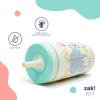 imageZak Designs Kelso Tumbler Toddler Cup For Travel or At Home 12oz Vacuum Insulated Stainless Steel Sippy Cup With LeakProof Design is Perfect For Kids Happy FruitHappy Fruit