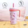 imageZak Designs Marvel Fairway Travel Tumbler for On the Go or At Home 18oz Stainless Steel with Vacuum Insulation Spillproof Silicone Straw and Carry Handle for Cold Drinks SpiderManHello Kitty