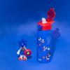 imageZak Designs Minecraft Sage Kids Water Bottle For School or Travel 19oz Stainless Steel Water Bottle With Straw Handle and LeakProof PopUp Spout Cover Steve Alex MobsSonic the Hedgehog