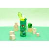 imageZak Designs Minecraft Sage Kids Water Bottle For School or Travel 19oz Stainless Steel Water Bottle With Straw Handle and LeakProof PopUp Spout Cover Steve Alex MobsMinecraft Steve  Alex  Mobs
