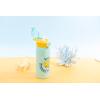 imageZak Designs Minecraft Sage Kids Water Bottle For School or Travel 19oz Stainless Steel Water Bottle With Straw Handle and LeakProof PopUp Spout Cover Steve Alex MobsSpongeBob and Patrick