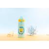 imageZak Designs Minecraft Sage Kids Water Bottle For School or Travel 19oz Stainless Steel Water Bottle With Straw Handle and LeakProof PopUp Spout Cover Steve Alex MobsSpongeBob and Patrick