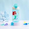 imageZak Designs Sage Minecraft Kids Water Bottle For School or Travel 16oz Durable Plastic Water Bottle With Straw Handle and LeakProof PopUp Spout Cover CreeperDisney Princess Ariel  Jasmine