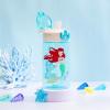 imageZak Designs Sage Minecraft Kids Water Bottle For School or Travel 16oz Durable Plastic Water Bottle With Straw Handle and LeakProof PopUp Spout Cover CreeperDisney Princess Ariel  Jasmine