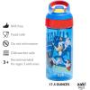 imageZak Designs Sonic the Hedgehog Atlantic Kids Water Bottle For School or Travel 16oz Durable Plastic Water Bottle With Straw Handle and LeakProof Spout Cover 2Pack Sonic Knuckles Tails AmySonic the Hedgehog